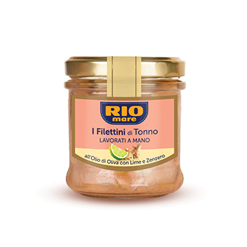 Filettini di Tonno all’Olio di Oliva con Lime e Zenzero